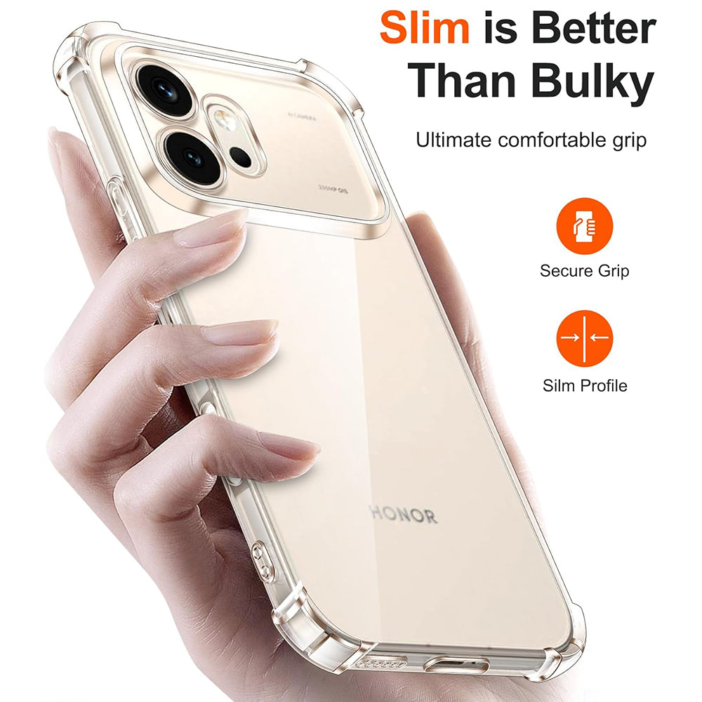 Husa pentru Honor 600, Techsuit, Shockproof Clear, Transparenta