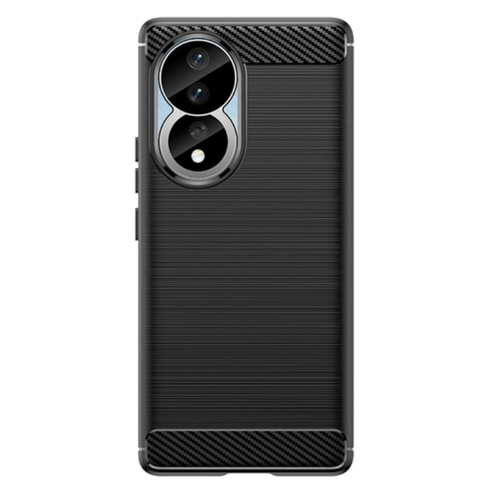 Husa pentru Honor 90 / 80, Techsuit, Carbon, Neagra