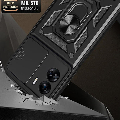 Husa pentru Honor 90 Lite, Techsuit, CamShield, Neagra