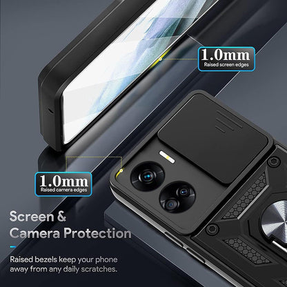Husa pentru Honor 90 Lite, Techsuit, CamShield, Neagra