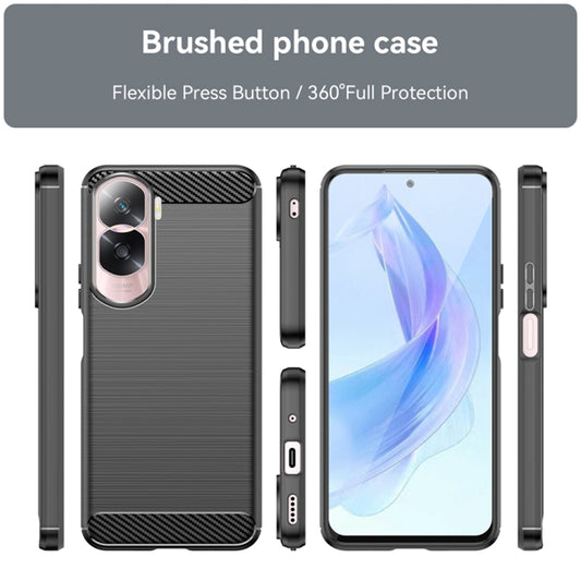 Husa pentru Honor 90 Lite, Techsuit, Carbon, Neagra