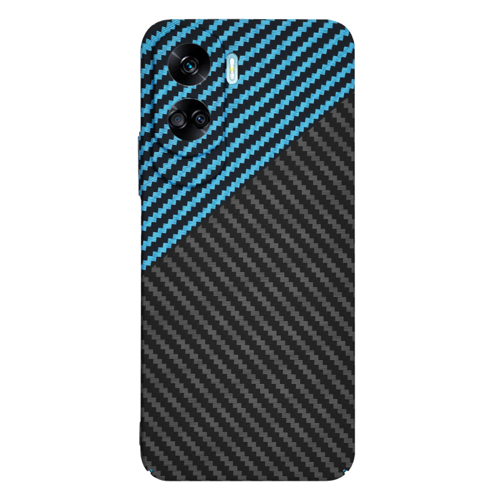 Husa pentru Honor 90 Lite, Techsuit, Carbonite FiberShell, Neagra Bleu