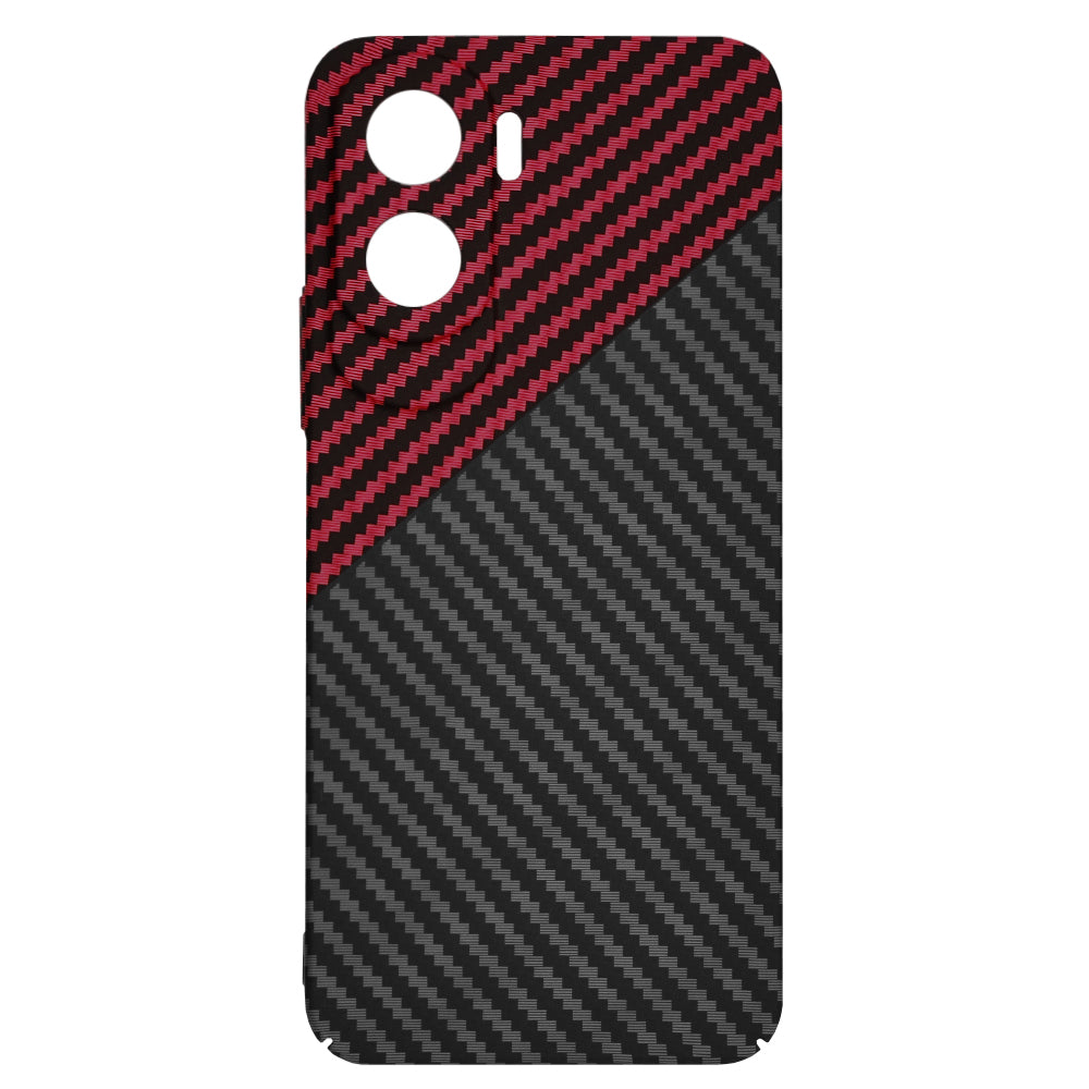 Husa pentru Honor 90 Lite, Techsuit, Carbonite FiberShell, Neagra Rosie