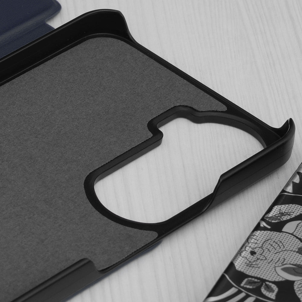 Husa pentru Honor 90 Lite, Techsuit, eFold, Albastra Inchis