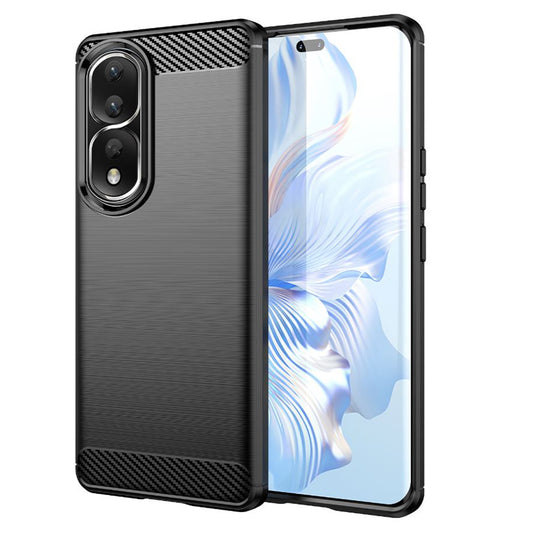 Husa pentru Honor 90 Pro / 80 Pro, Techsuit, Carbon, Neagra