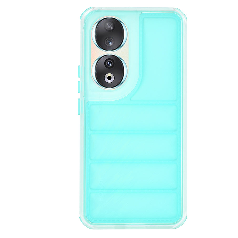 Husa pentru Honor 90, Techsuit, Wave Shield, Turcoaz