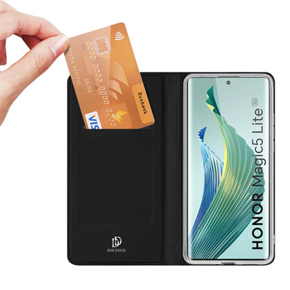 Husa pentru Honor Magic5 Lite, DUX DUCIS, Skin Pro, Neagra
