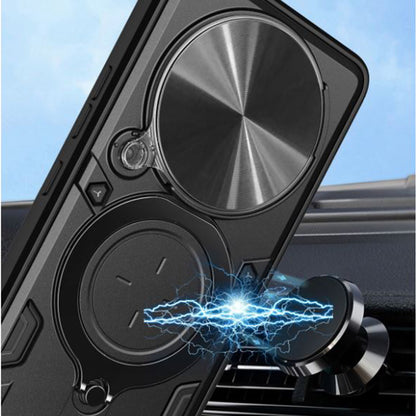 Husa pentru Honor Magic5 Lite, Techsuit, CamGuard Pro, Neagra