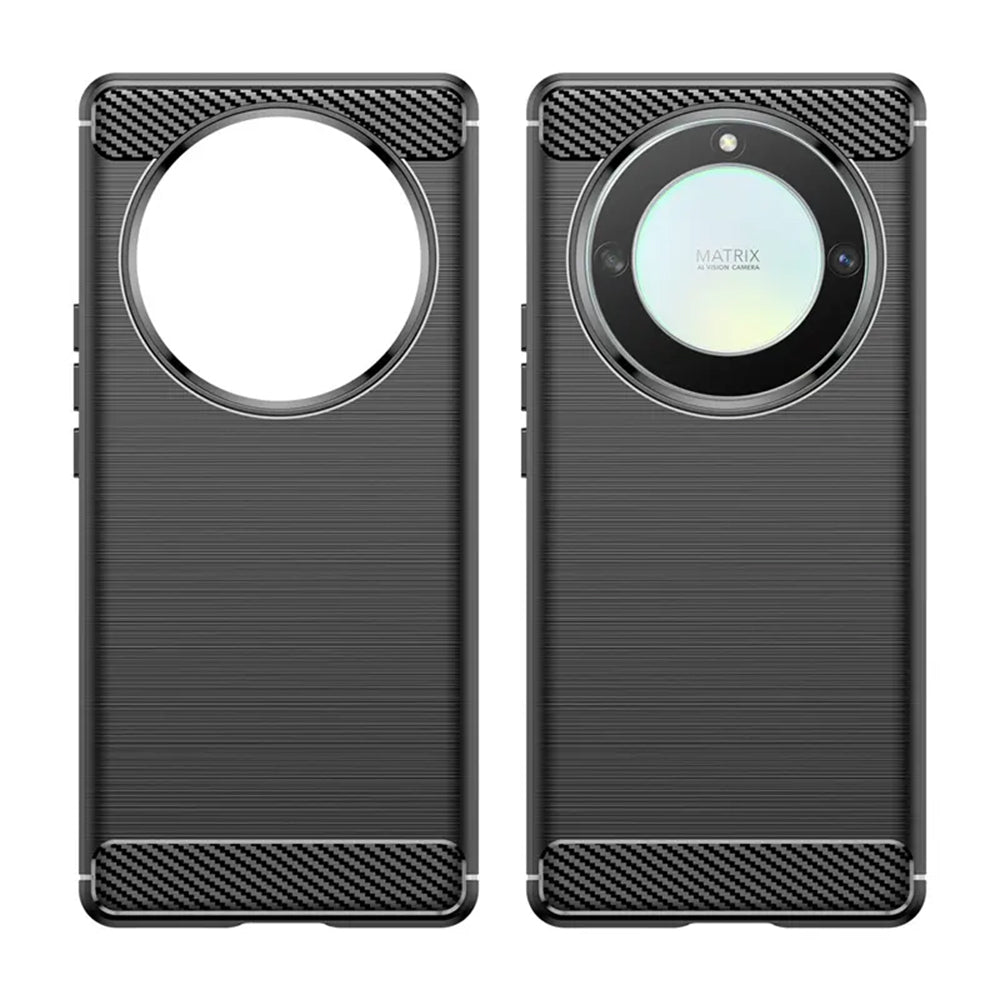 Husa pentru Honor Magic5 Lite, Techsuit, Carbon, Neagra