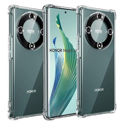 Husa pentru Honor Magic5 Lite, Techsuit, Shockproof Clear, Transparenta
