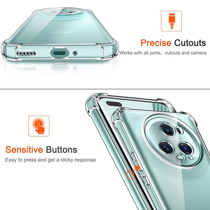 Husa pentru Honor Magic5 Pro, Techsuit, Shockproof Clear, Transparenta