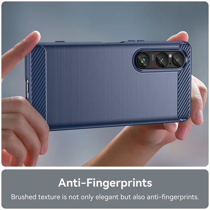 Husa pentru Honor Magic6 Lite, Techsuit, Carbon, Albastra