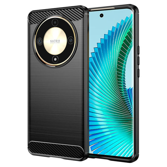 Husa pentru Honor Magic6 Lite, Techsuit, Carbon, Neagra
