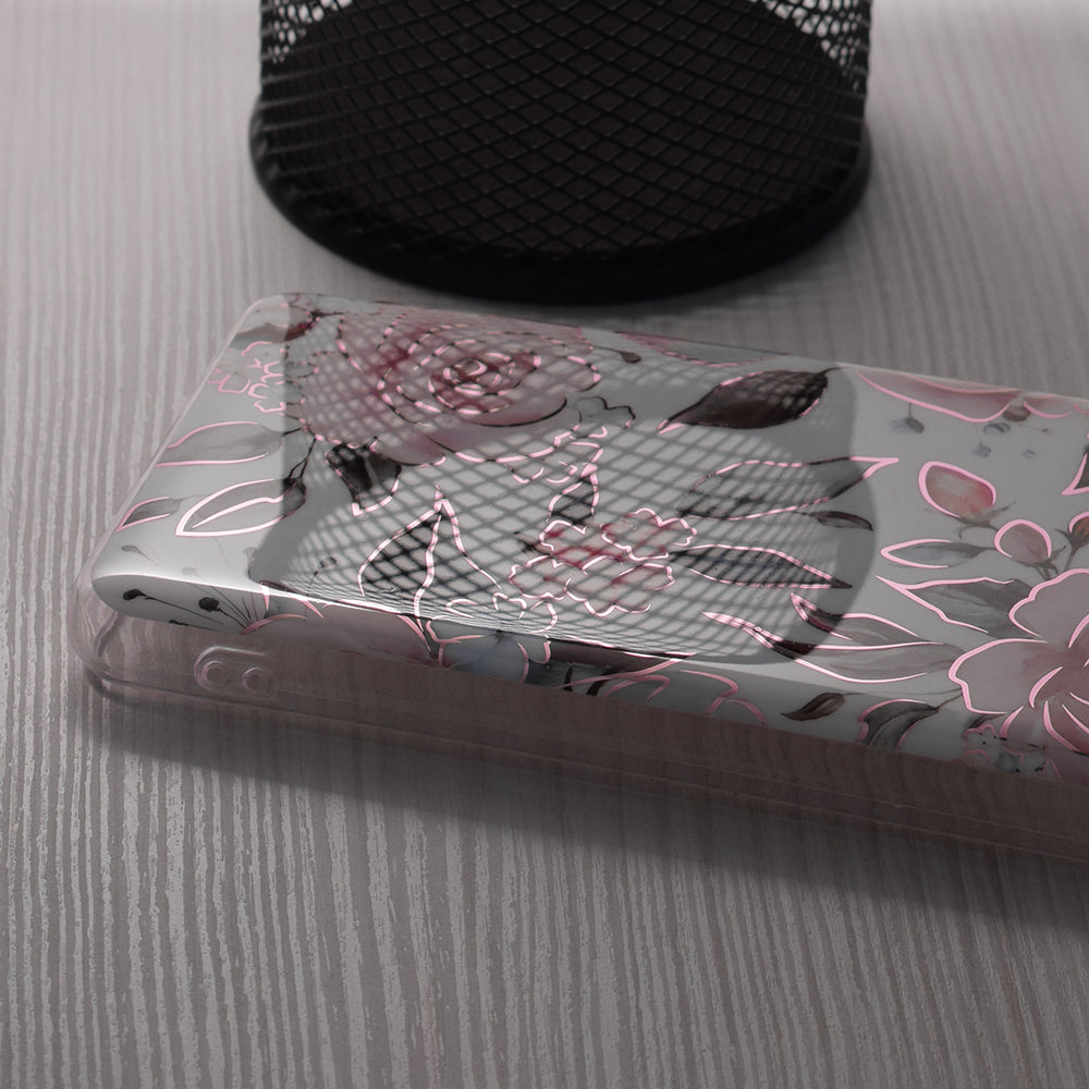Husa pentru Honor Magic6 Lite, Techsuit, Marble, Alba