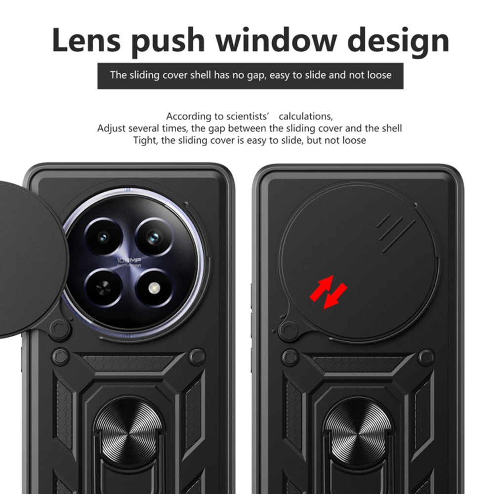 Husa pentru Honor Magic6 Pro, Techsuit, CamShield, Neagra