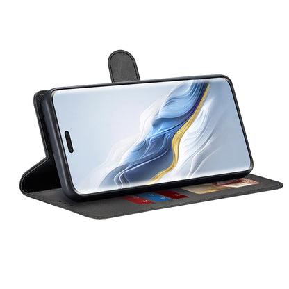 Husa pentru Honor Magic6 Pro, Techsuit, Diary Book, Neagra
