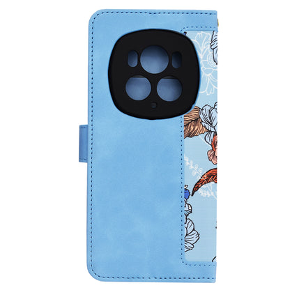 Husa pentru Honor Magic6 Pro, Techsuit, FlipCraft, Bleu