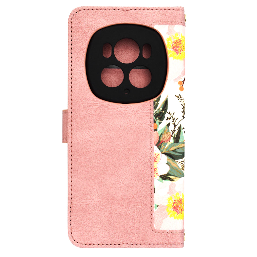 Husa pentru Honor Magic6 Pro, Techsuit, FlipCraft, Roz