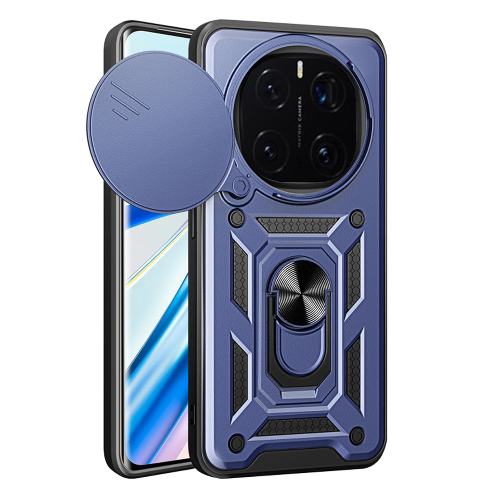 Husa pentru Honor Magic7 Pro, Techsuit, CamShield, Albastra