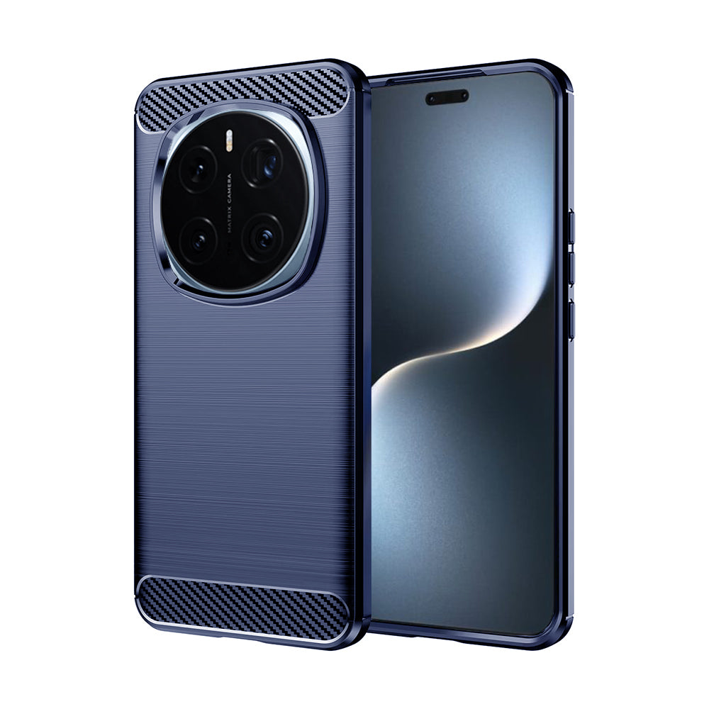 Husa pentru Honor Magic7 Pro, Techsuit, Carbon, Albastra