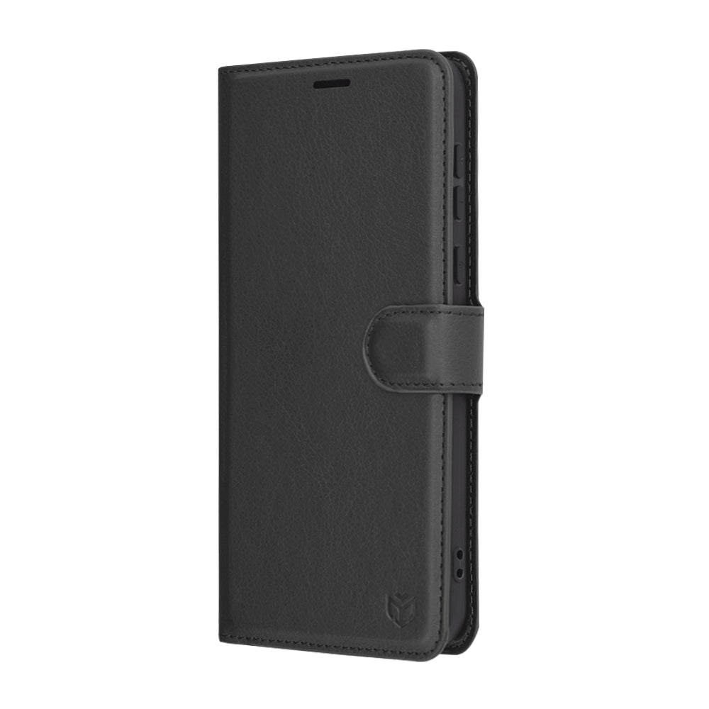 Husa pentru Honor Magic7 Pro, Techsuit, Leather Folio, Neagra