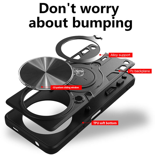 Husa pentru Honor Magic8 Lite, Techsuit, CamGuard Pro, Neagra