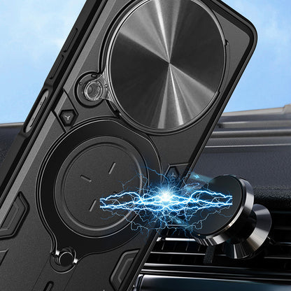 Husa pentru Honor Magic8 Lite, Techsuit, CamGuard Pro, Roz Aurie