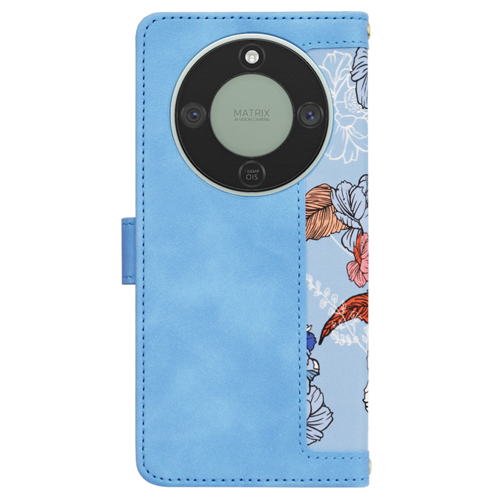 Husa pentru Honor Magic8 Lite, Techsuit, FlipCraft, Bleu