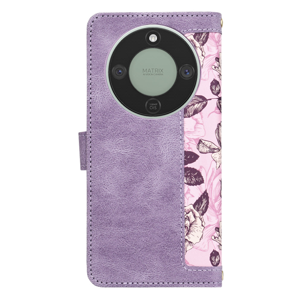 Husa pentru Honor Magic8 Lite, Techsuit, FlipCraft, Mov