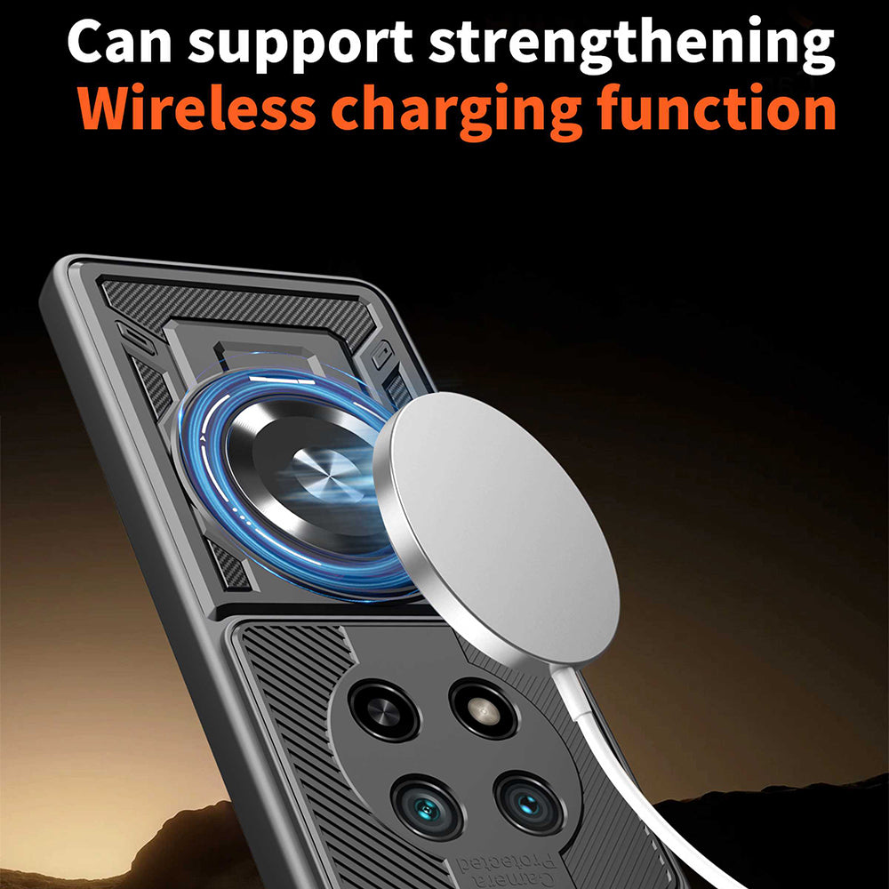 Husa pentru Honor Magic8 Lite, Techsuit, RuggedCam, Albastra