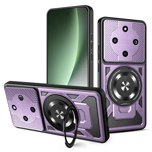 Husa pentru Honor Magic8 Lite, Techsuit, RuggedCam, Mov