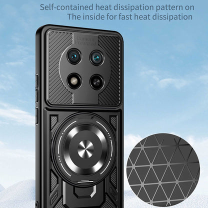 Husa pentru Honor Magic8 Lite, Techsuit, RuggedCam, Neagra