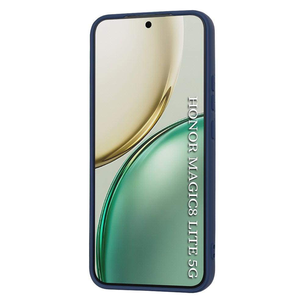 Husa pentru Honor Magic8 Lite, Techsuit, SoftFlex, Bleumarin
