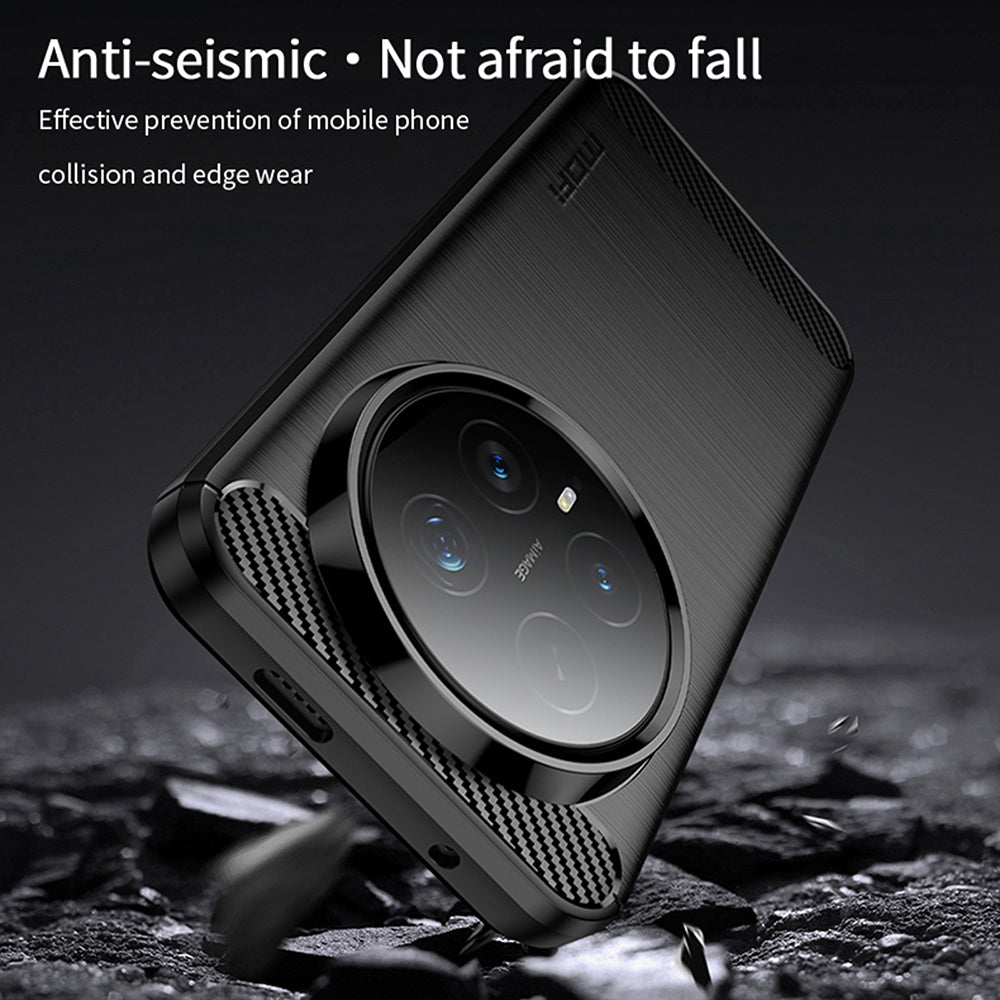 Husa pentru Honor Magic8 Pro, Techsuit, Carbon, Neagra