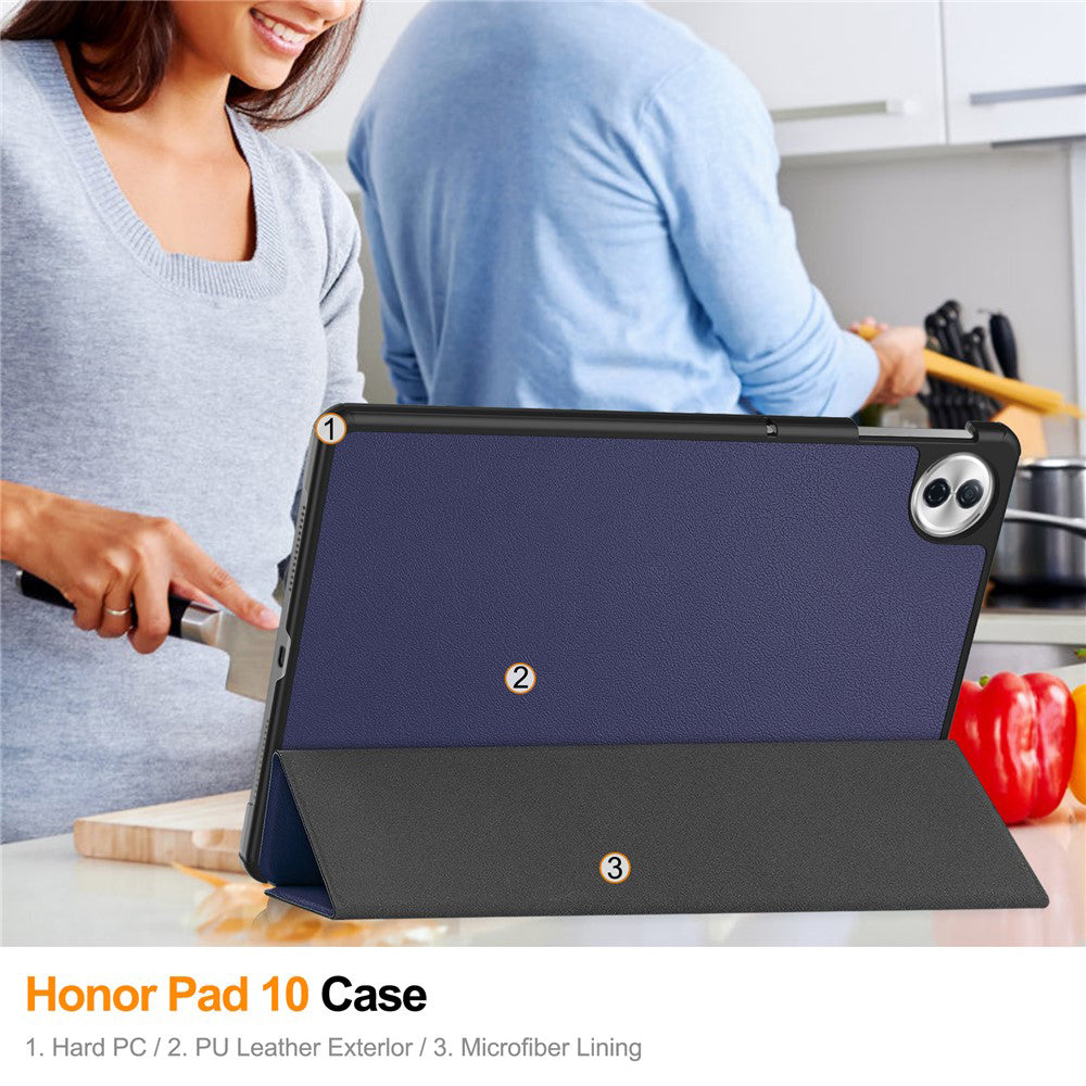 Husa pentru Honor Pad 10, Techsuit, FoldPro, Albastra