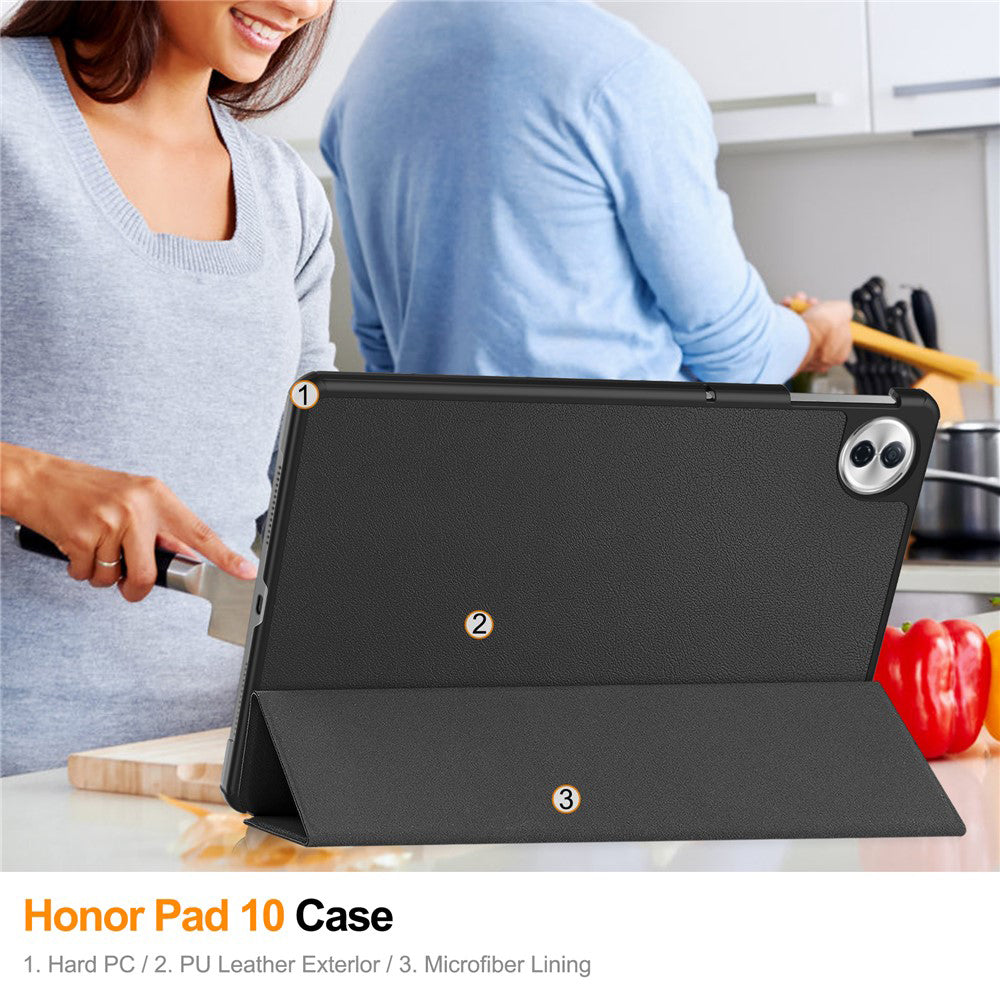 Husa pentru Honor Pad 10, Techsuit, FoldPro, Neagra