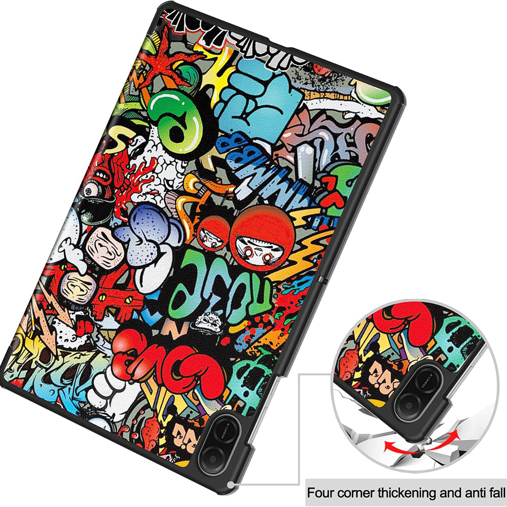 Husa pentru Honor Pad X8a, Techsuit, FoldPro Urban Vibe, Multicolor