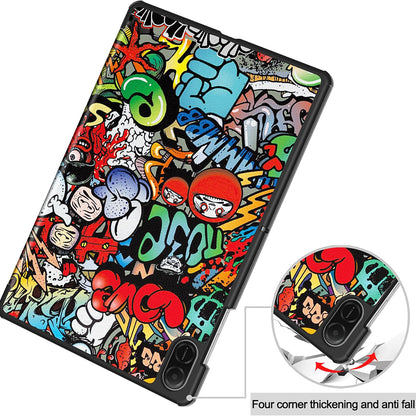Husa pentru Honor Pad X8a, Techsuit, FoldPro Urban Vibe, Multicolor
