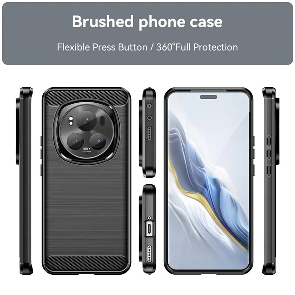 Husa pentru Honor X5b, Techsuit, Carbon, Neagra
