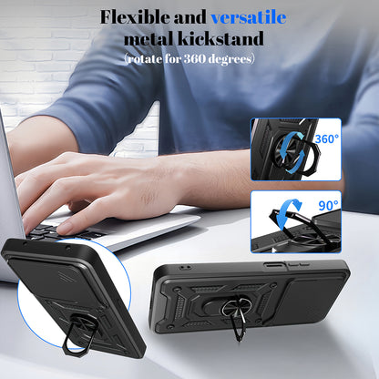 Husa pentru Honor X5c Plus, Techsuit, CamShield, Verde