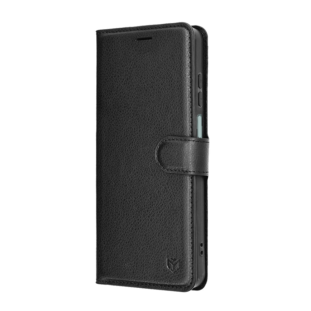 Husa pentru Honor X5c Plus, Techsuit, Leather Folio, Neagra