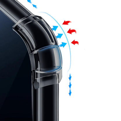 Husa pentru Honor X5c Plus, Techsuit, Shockproof Clear, Neagra