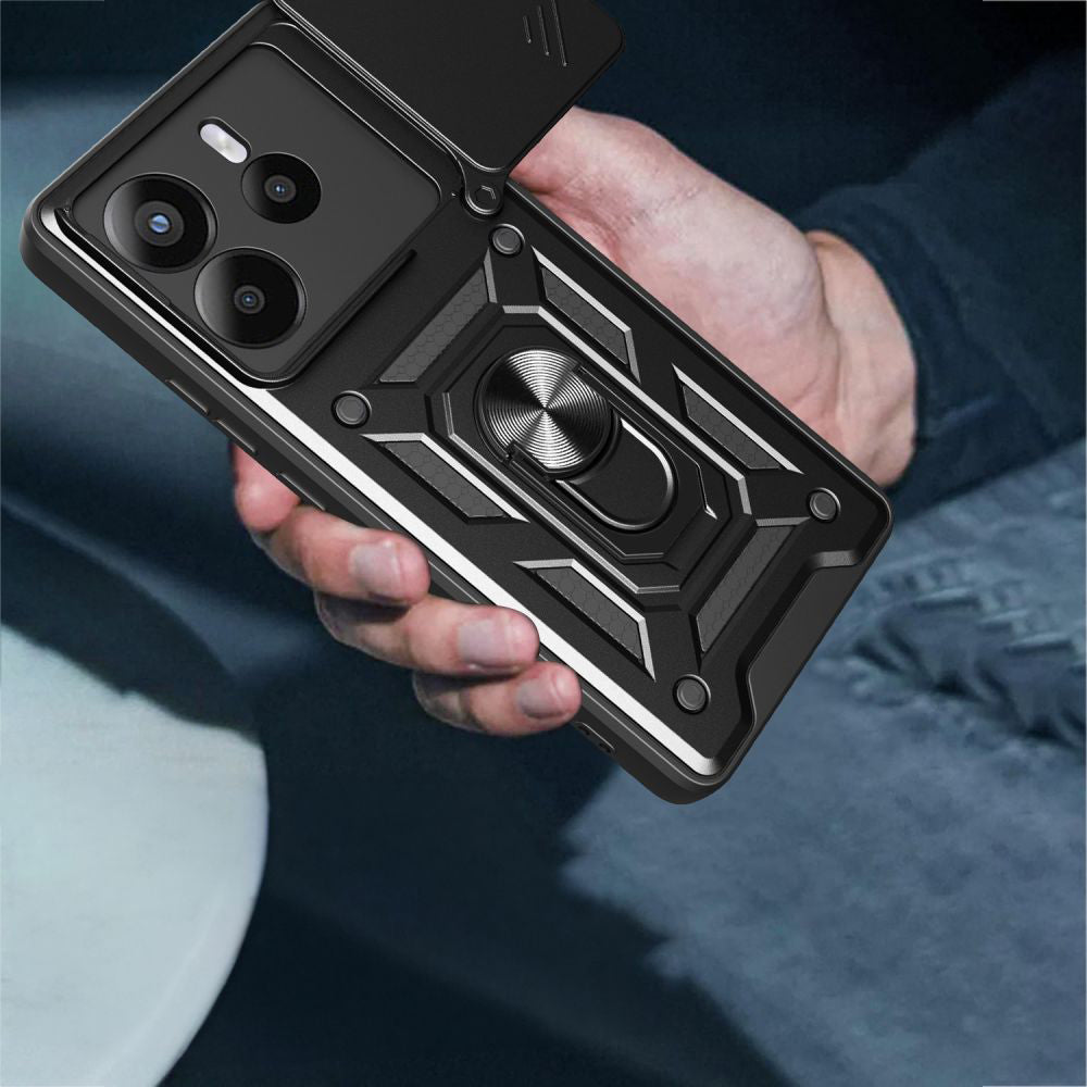 Husa pentru Honor X6c, Techsuit, CamShield, Neagra