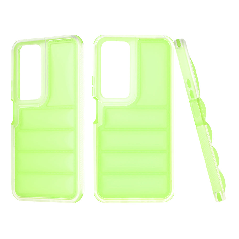 Husa pentru Honor X7b 5G / 90 Smart / X7b 4G, Techsuit, Wave Shield, Verde