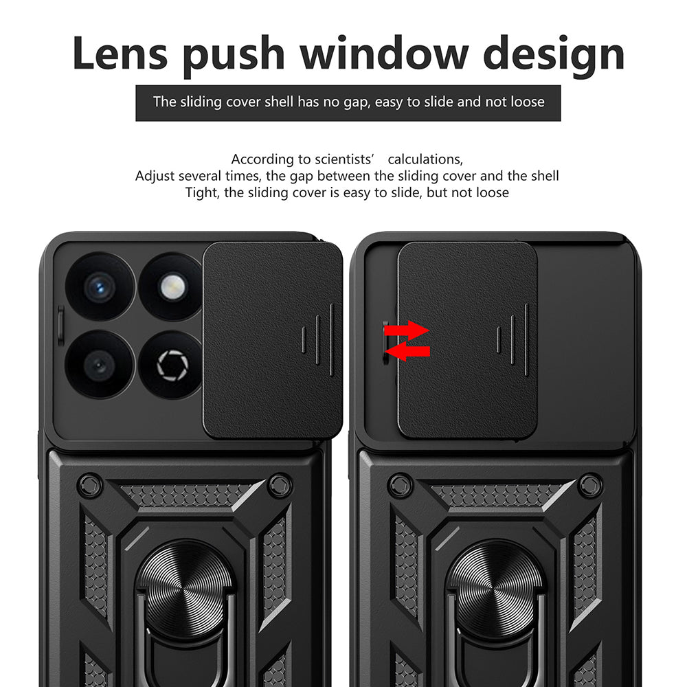 Husa pentru Honor X7c / 200 Smart, Techsuit, CamShield, Neagra