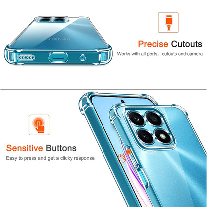 Husa pentru Honor X8a, Techsuit, Shockproof Clear, Transparenta