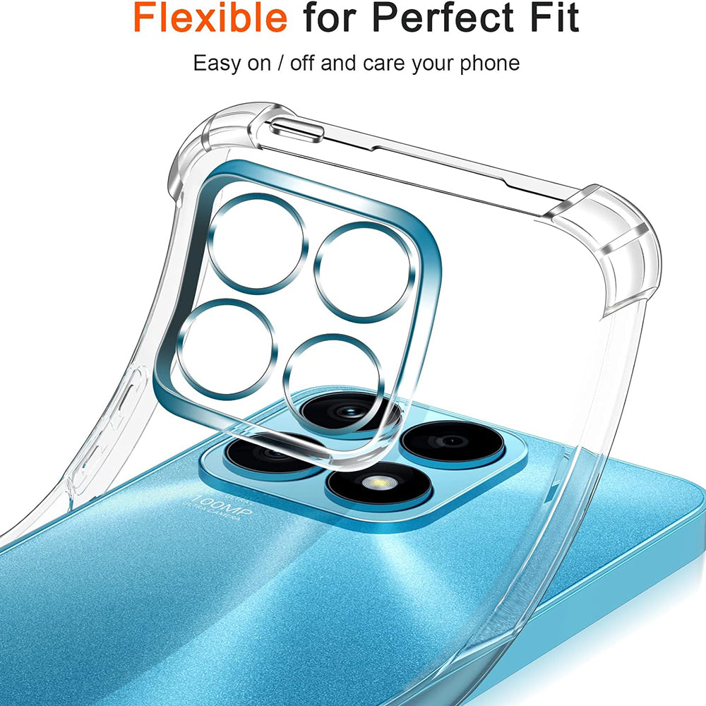 Husa pentru Honor X8a, Techsuit, Shockproof Clear, Transparenta