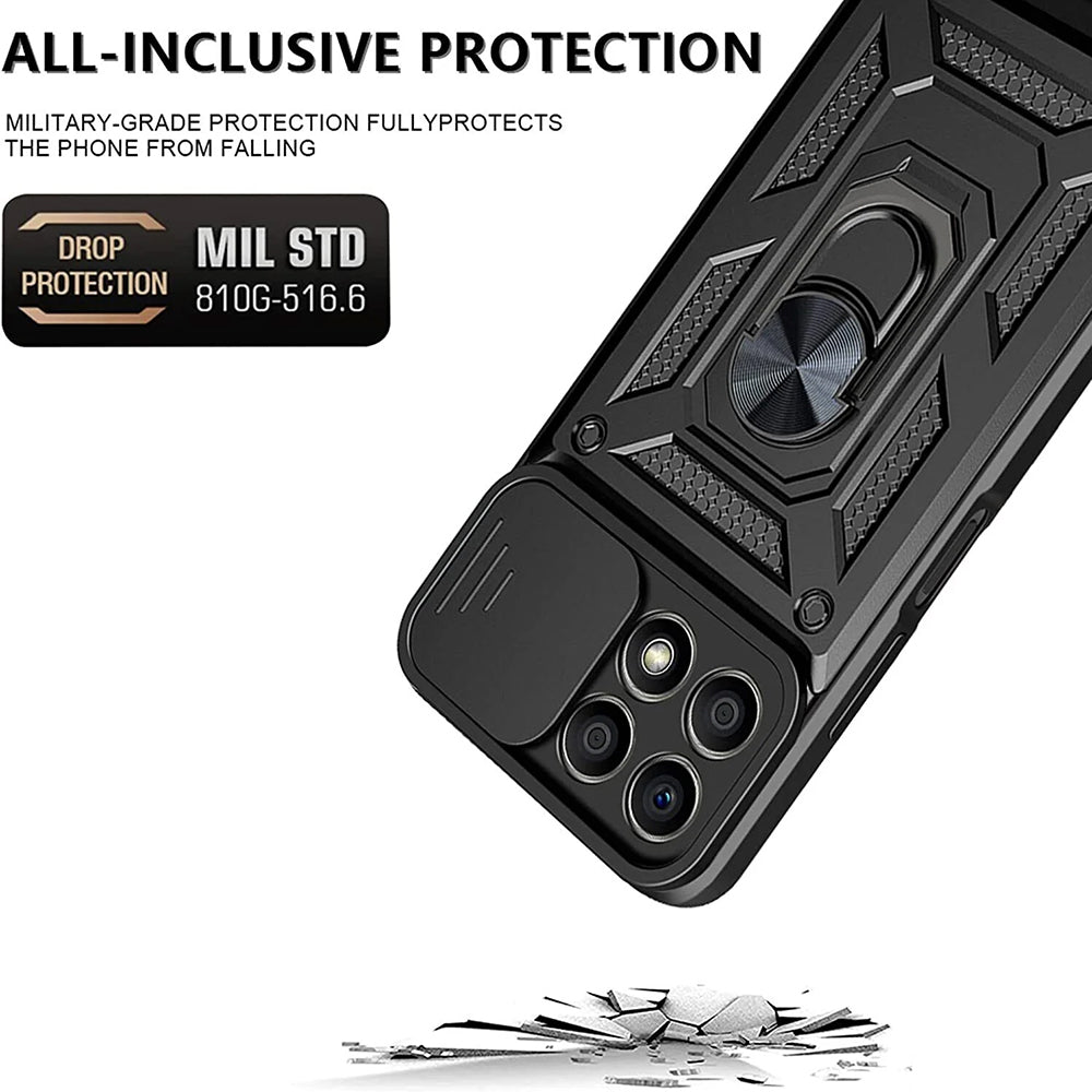 Husa pentru Honor X8b, Techsuit, CamShield, Neagra