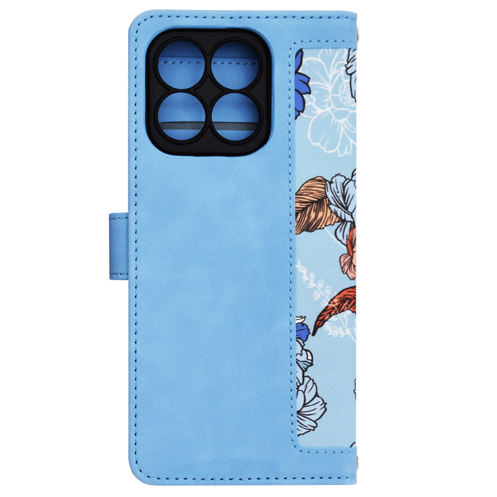 Husa pentru Honor X8b, Techsuit, FlipCraft, Bleu