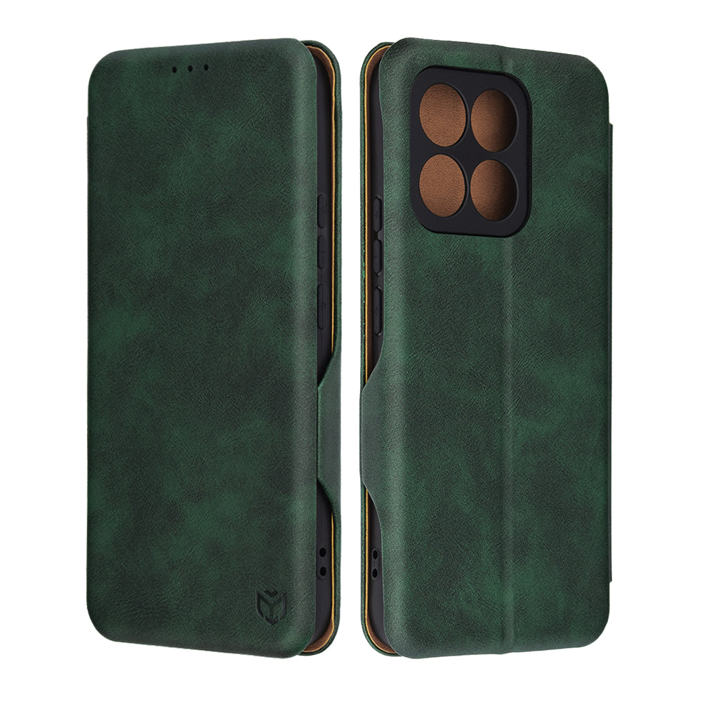 Husa pentru Honor X8c, Techsuit, Safe Wallet Plus, Verde
